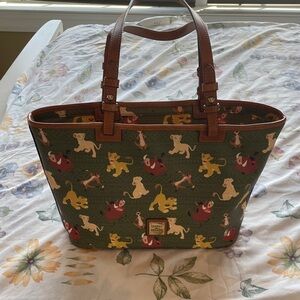 Dooney & Bourke Lion King Green Tote